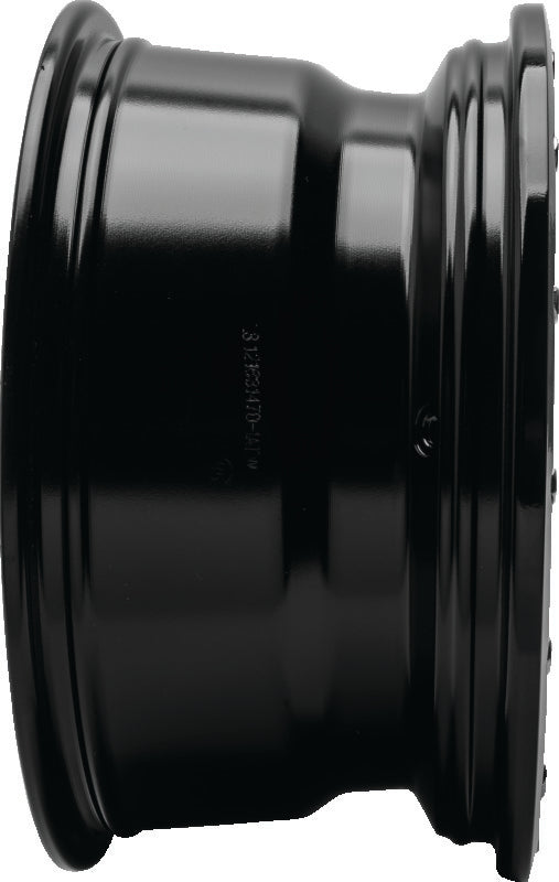 QuadBoss Wagon 14X7 4+3 4/156 Black Machined Wheels - Cast QuadBoss