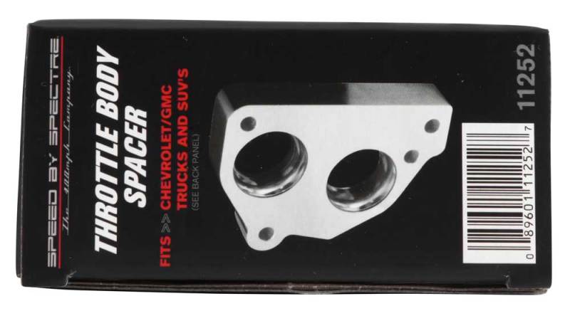 Spectre 86-95 GM 4.3L/5.0L/5.7L Throttle Body Injection Spacer Throttle Body Spacers Spectre