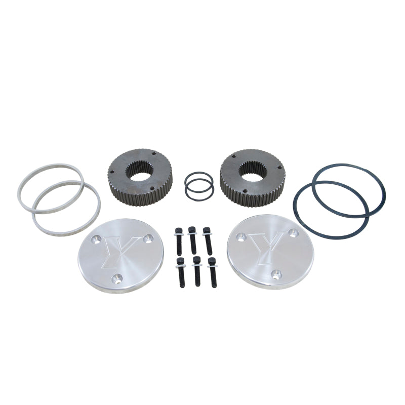 Yukon Gear Hardcore Drive Flange Kit For Dana 60 / 35 Spline Outer Stubs. Yukon Engraved Caps Differential Install Kits Yukon Gear & Axle