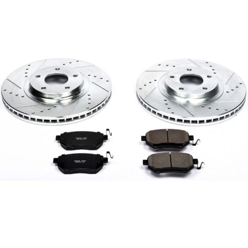 Power Stop 03-05 Infiniti FX35 Front Z23 Evolution Sport Brake Kit Brake Kits - Performance D&S PowerStop