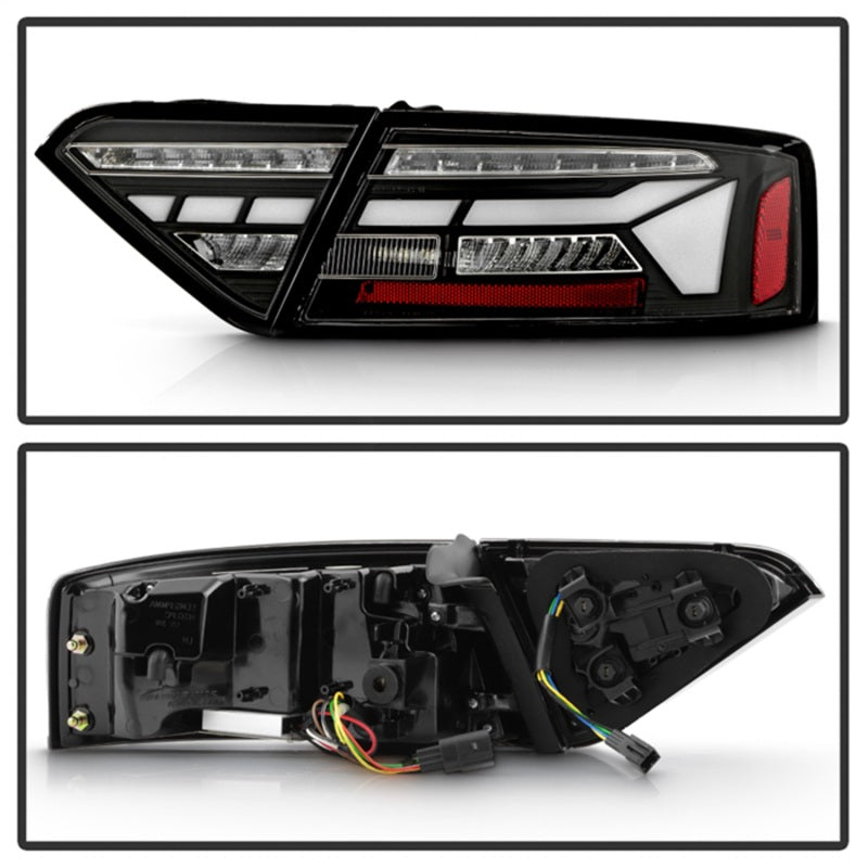 Spyder Apex 13-17 Audo A5 / S5 / RS5 (Factory LED) LED Tail Lights - Blk (ALT-YD-AA513LED-SEQGR-BK) Tail Lights SPYDER