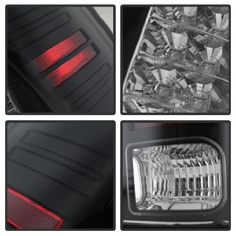 Spyder Dodge Ram 1500 13-14/Ram 2500 13-14 LED Tail Lights LED Model only - Blk ALT-YD-DRAM13-LED-BK Tail Lights SPYDER