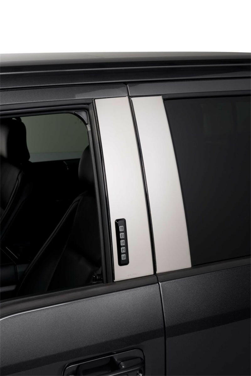 Putco 17-20 Ford SuperDuty - Crew Cab / SuperCab - w/Keypad Stainless Steel Pillar Posts Classic Exterior Trim Putco