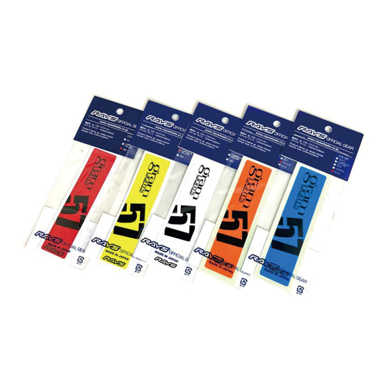 Gram Lights Wheel Spoke Sticker Red Wheel Accessories Rays