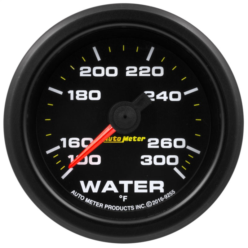 Autometer Extreme Environment 2-1/16in 100-300 Deg Water Temp Gauge Stepper Motor w/Peak & Warn Gauges AutoMeter
