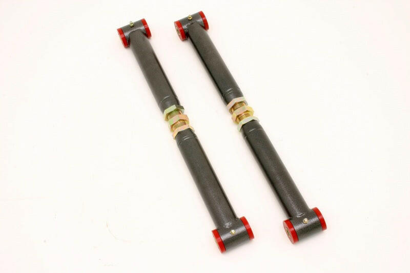 BMR 82-02 3rd Gen F-Body Xtreme Chrome Moly Lower Control Arms On-Car Adj. (Poly) - Black Hammertone Control Arms BMR Suspension