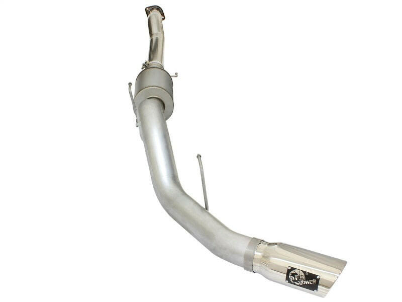 aFe Atlas Exhausts 4in Cat-Back Aluminized Steel Exhaust 2015 Ford F-150 V6 3.5L (tt) Polished Tip Catback aFe