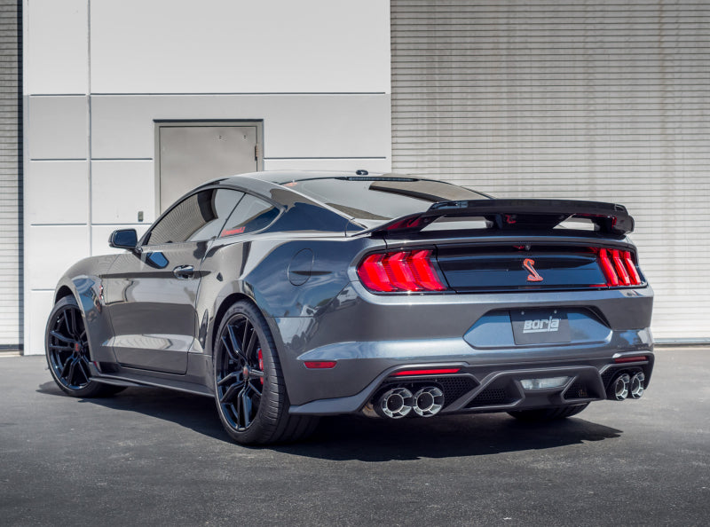 Borla 2020 Ford GT500 5.2L AT 3in ATAK CatBack Exhaust w/ Carbon Fiber Tips Catback Borla