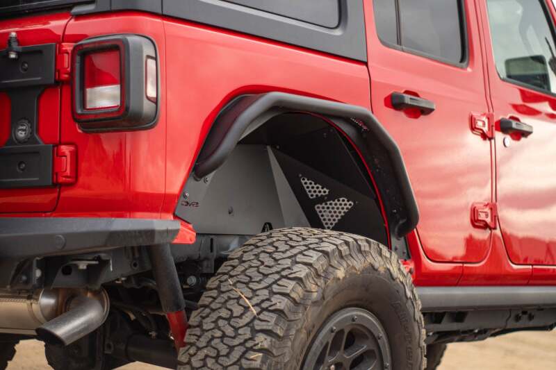 DV8 Offroad 18-24 Jeep Wrangler JL Rear Inner Fenders Wheel Well Liners DV8 Offroad
