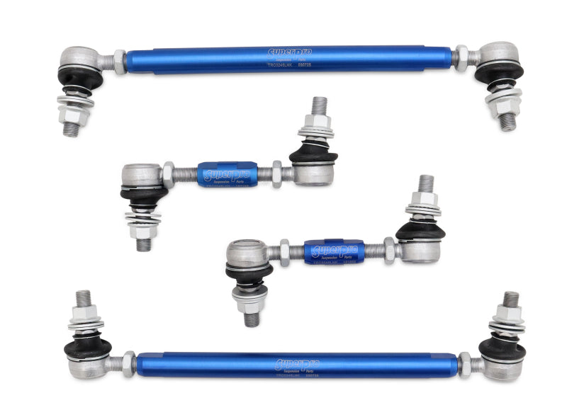SuperPro 18-23 Kia Stinger HD End Link Set (TRC12160 + SPF3915K) Sway Bar Endlinks Superpro