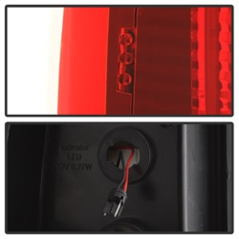 xTune Chevy Silverado 1500/2500/3500 99-02 / Version 3 Tail Lights Red Clear ALT-ON-CS99V3-LBLED-RC Tail Lights SPYDER
