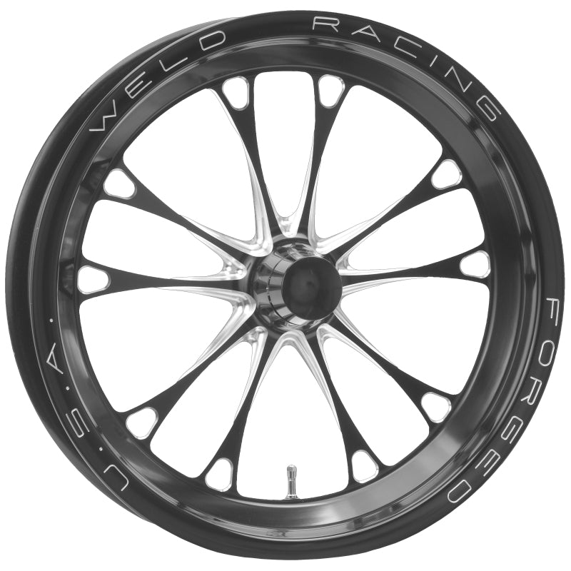 Weld V-Series 1-Piece 15x3.5 / Anglia Spindle MT / 1.75in. BS Black Wheel - Non-Beadlock Wheels - Forged Weld