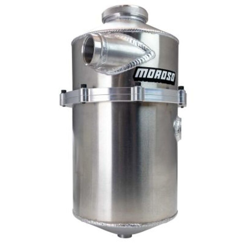 Moroso Pro-Mod 2 Pc 60/40 Split 16.5in Tall 8in Dia 7.5qt Dry Sump Tank Oil Catch Cans Moroso