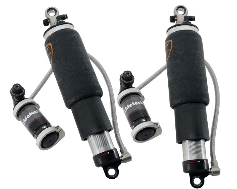 Ridetech TQ Series ShockWaves 5in Travel 5in dia Rolling Sleeve .625in/.625in Bearing Air Suspension Kits Ridetech