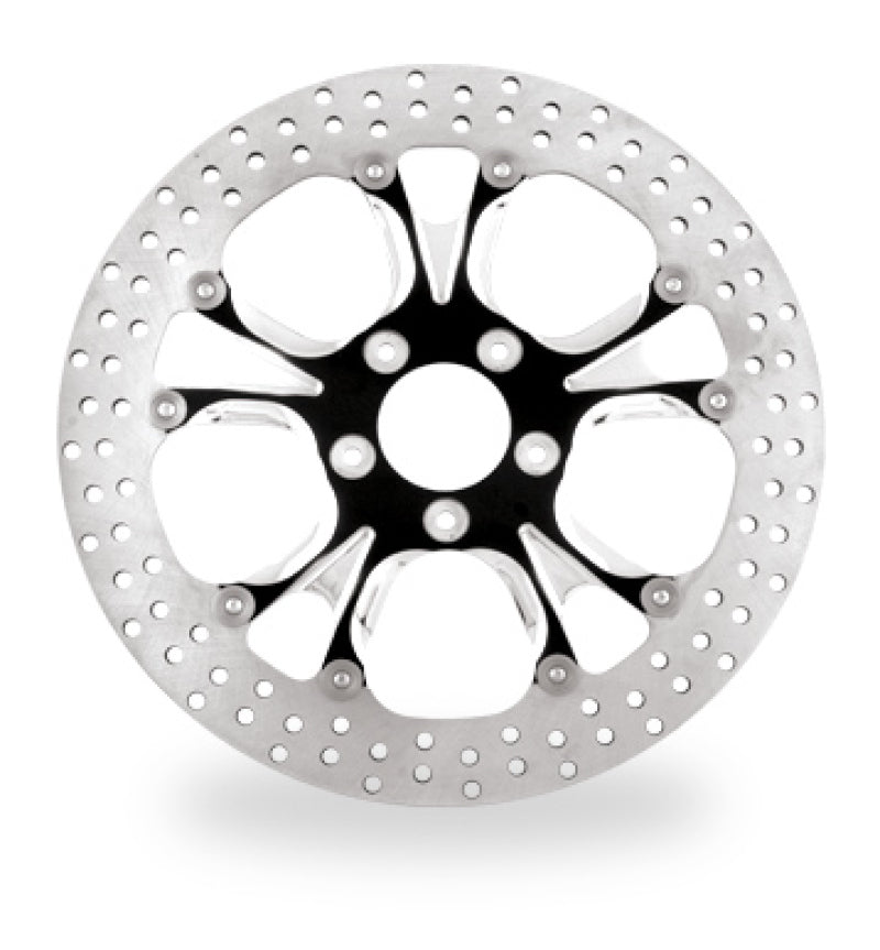 Performance Machine Disc/Carr 13x.20 Sf Gatlin Fr - Contrast Cut Platinum Brake Rotors - Drilled Performance Machine