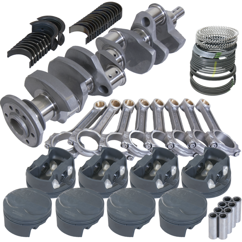 Eagle Chevy 350 3.750in Crank 6.000in I-Beam Rods 6cc Dome 4.060in Pistons Rotating Assembly Rotating Assemblies Eagle