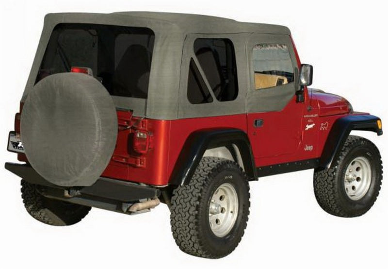 Rampage 1976-1983 Jeep CJ5 Complete Top - Grey Denim Soft Tops Rampage