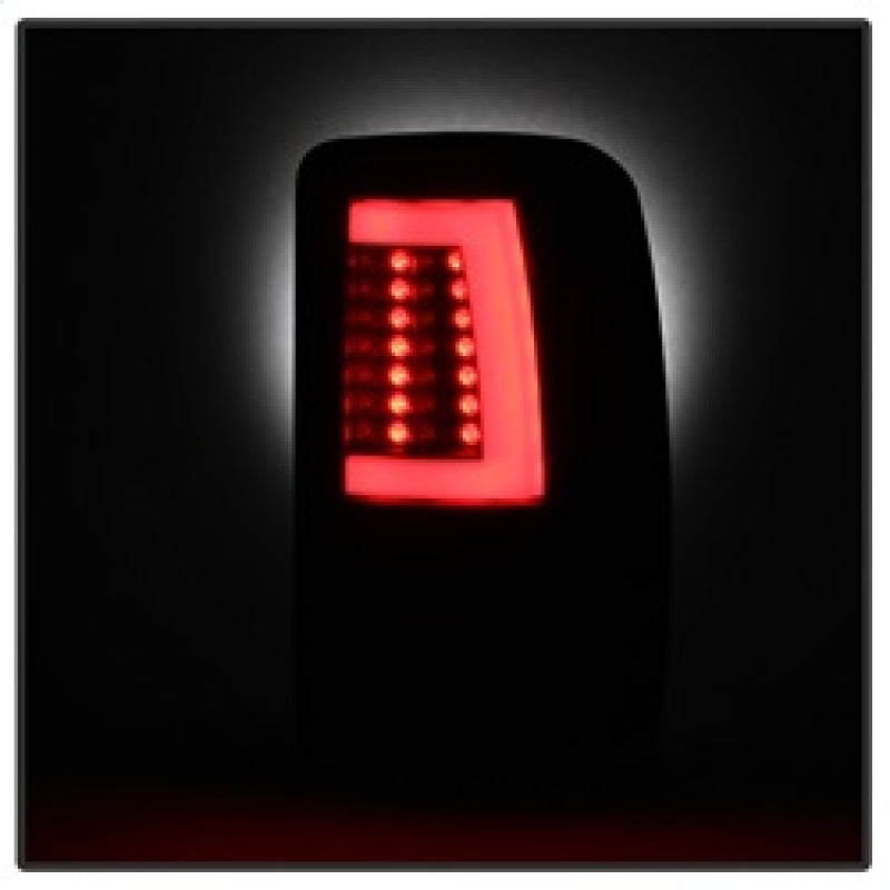 Spyder 00-06 GMC Yukon/Yukon XL V2 Light Bar LED Tail Lights - Black (ALT-YD-CD00V2-LBLED-BK) Tail Lights SPYDER