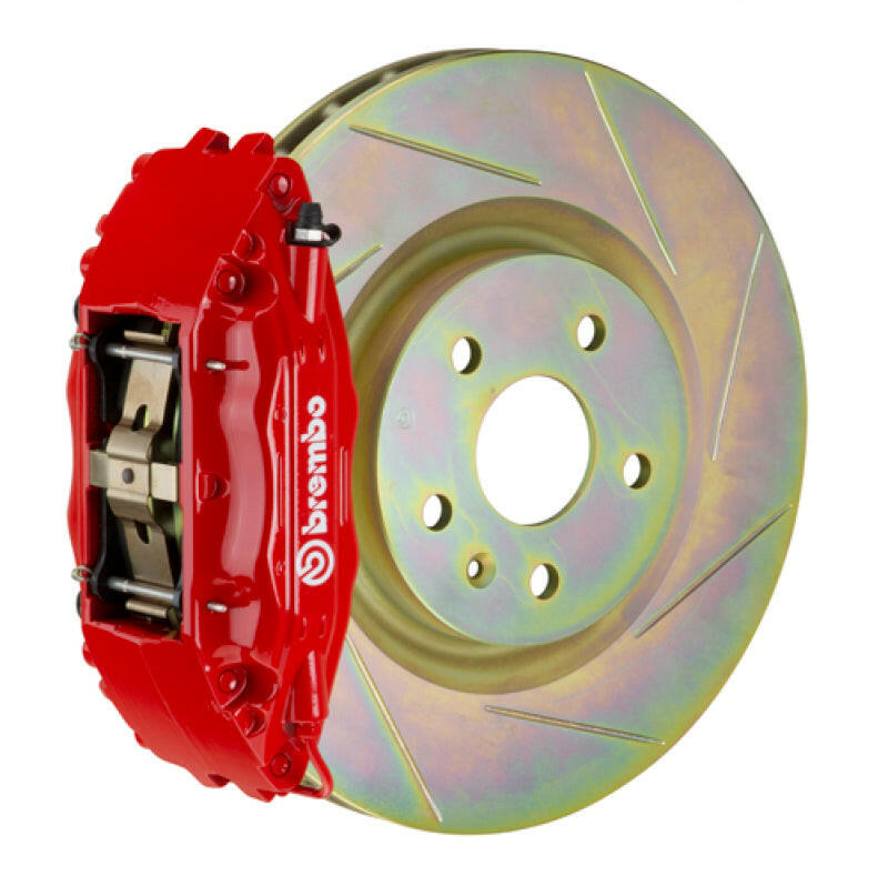 Brembo 12-16 FR-S Front GT BBK 4 Piston Cast 2pc 326 x30 1pc Rotor Slotted Type1-Red Brake Kits - Performance Slot Brembo