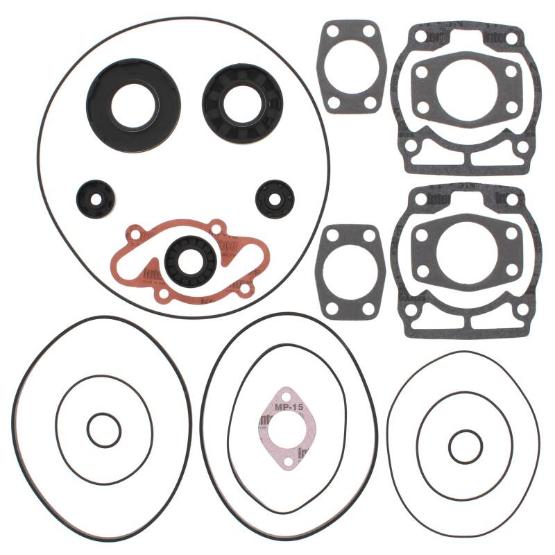 Vertex Gaskets 1990 Ski-Doo Formula MX/MX LT Complete Gasket Kit w/ Oil Seals Engine Hardware Vertex Pistons