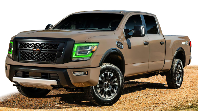 Oracle 21-22 Nissan Titan RGB+W Headlight DRL Upgrade - ColorSHIFT w/ BC1 Controller Headlights ORACLE Lighting
