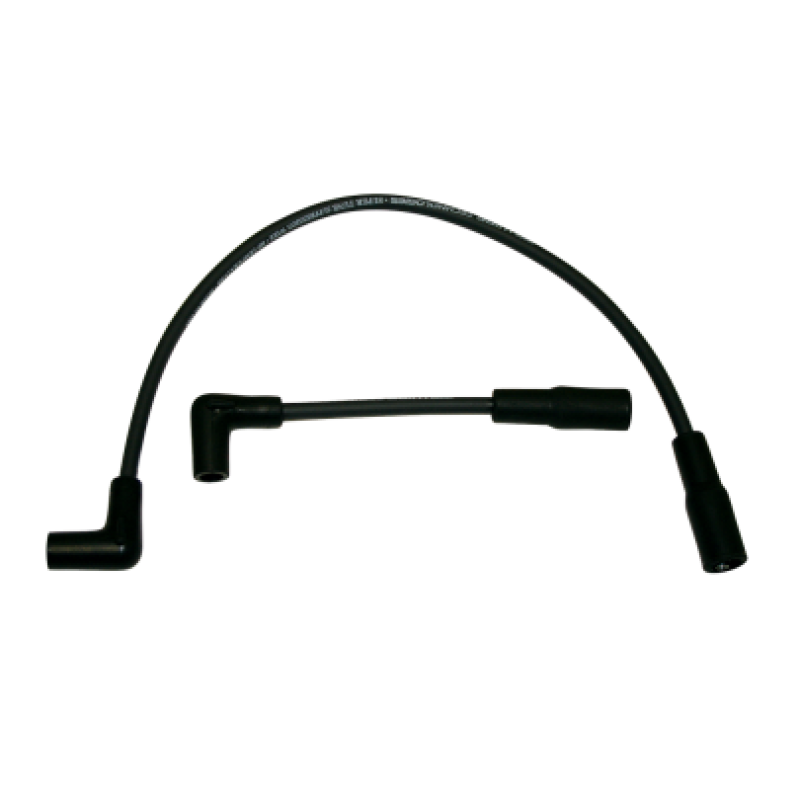 Moroso 99-15 Harley-Davidson FXD/FXDWG Suppression Core Wire Set - Black Spark Plug Wire Sets Moroso