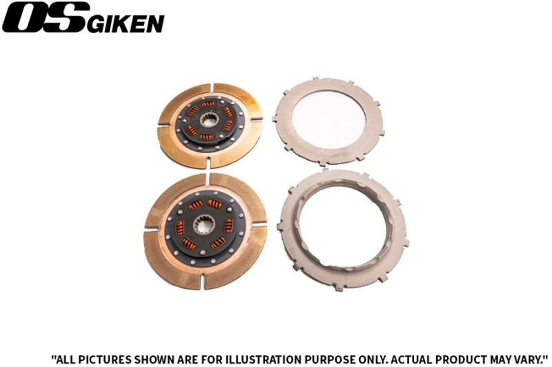 OS Giken Mitsubishi CZ4A Evo X/Overhaul A TR Series Twin Plate Clutch Kit Clutch Kits - Multi OS Giken