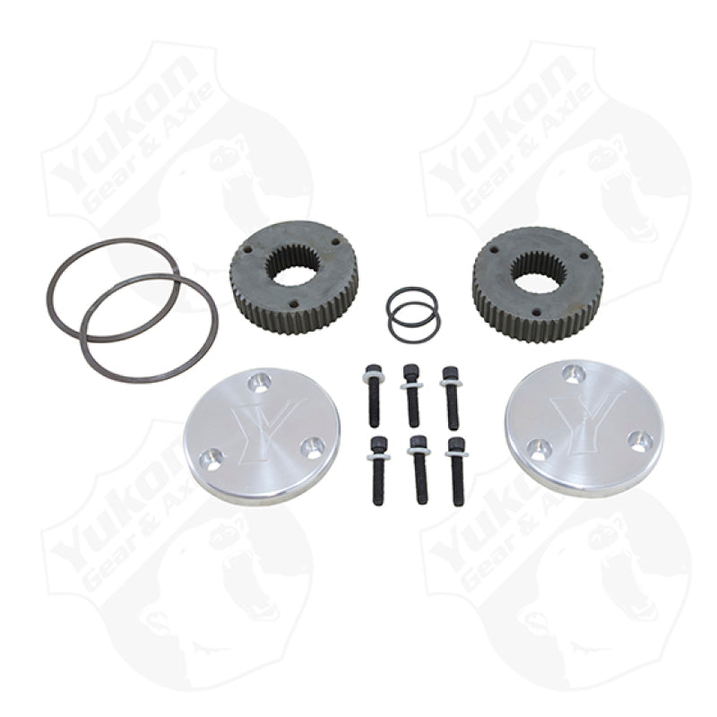Yukon Gear Hardcore Drive Flange Kit For Dana 44 / 30 Spline Outer Stubs. Yukon Engraved Caps Differential Install Kits Yukon Gear & Axle