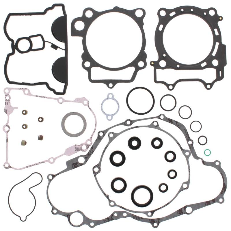 Vertex Gaskets 07-15 Yamaha WR450F Complete Gasket Kit w/ Oil Seals Engine Hardware Vertex Pistons