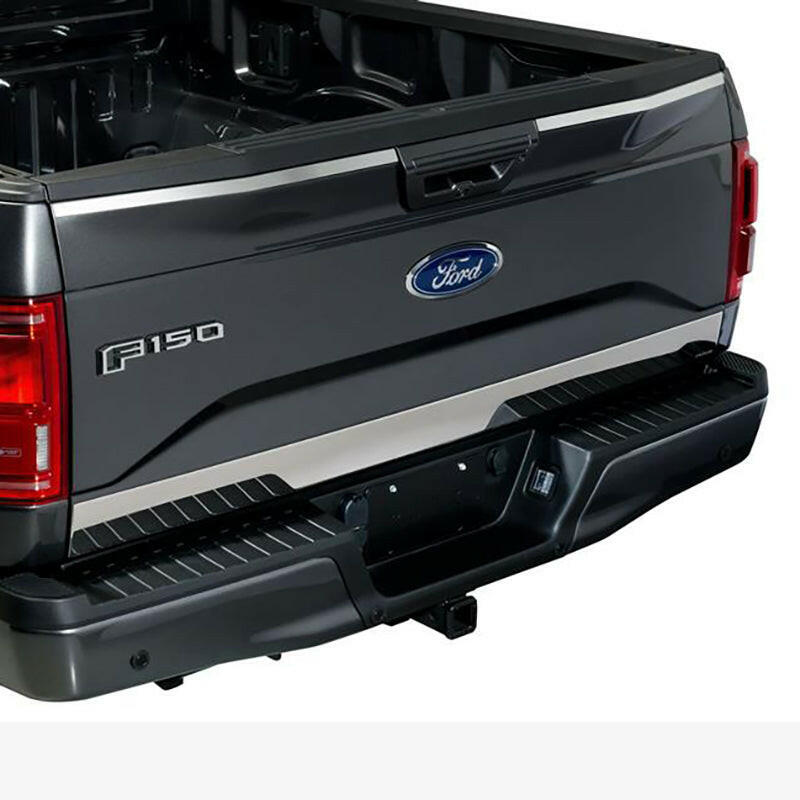Putco 15-17 Ford F-150 - Stainless Steel - Lower Tailgate Accent - 1 pc Tailgate Accents Exterior Trim Putco