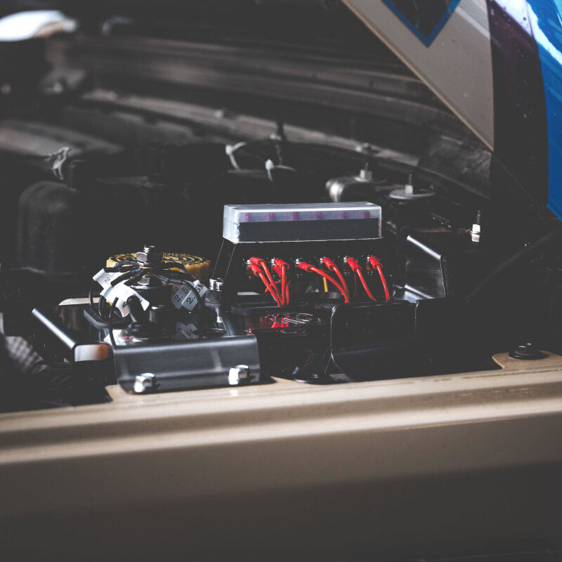 KC HiLiTES 2018+ Jeep Wrangler JL 3.6L / 2020+ Jeep Gladiator JT 3.6L Cyclone LED Engine Tray Kit Light Bars & Cubes KC HiLiTES