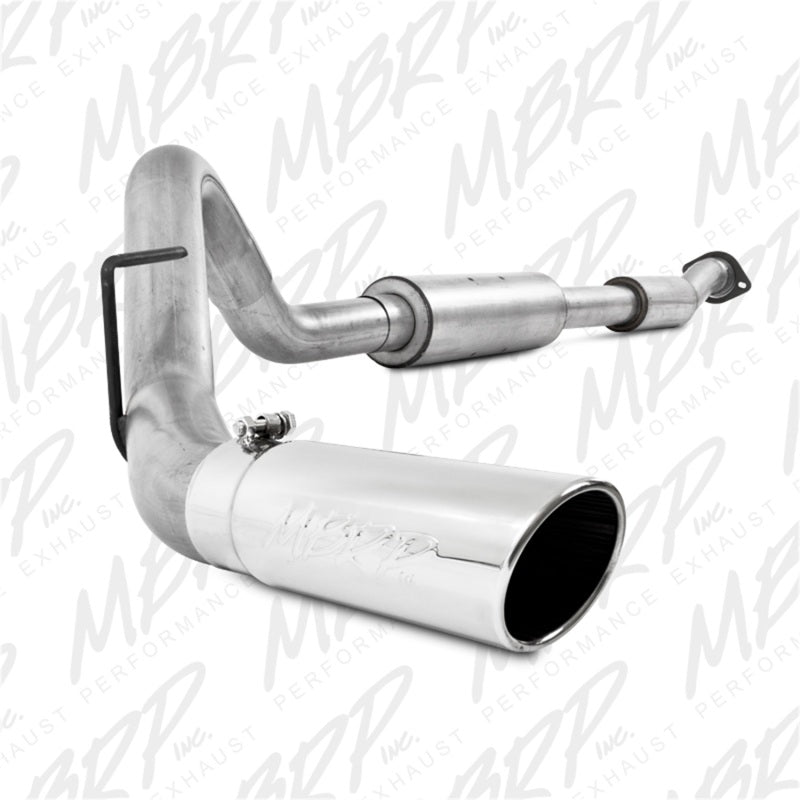 MBRP 11-13 Ford F150 SVT Raptor 6.2L EC-SB/CC-SB 3.5in Cat Back Single Exit Alum Exhaust System Catback MBRP