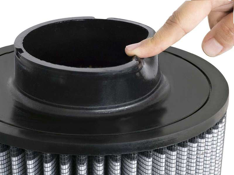 aFe Magnum FLOW Universal Air Filter w/ Pro DRY S Media 4 F x 8-1/2in B x 8-1/2in T x 11in H Air Filters - Universal Fit aFe