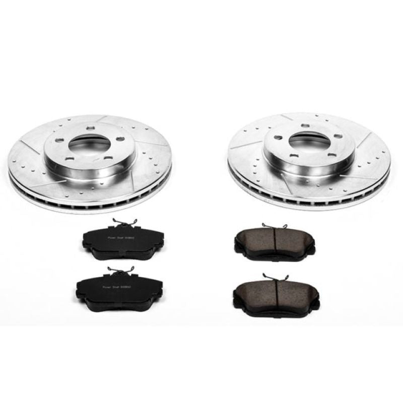 Power Stop 1995 Ford Taurus Front Z23 Evolution Sport Brake Kit Brake Kits - Performance D&S PowerStop