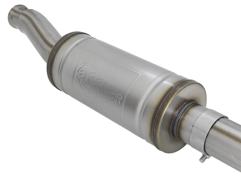 aFe Rock Duster 3in 409 SS Cat-Back Turn-Down Exhaust 2018+ Jeep Wrangler (JL) V6 3.6L Catback aFe