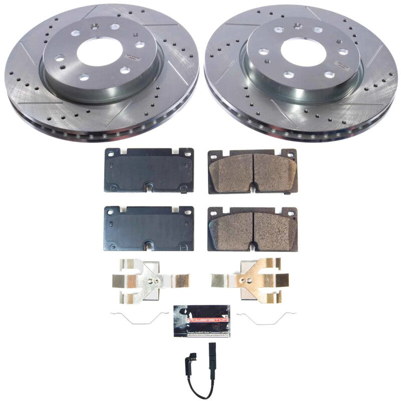 Power Stop 23-24 Chevrolet Colorado Front Z23 Evolution Brake Kit Brake Kits - Performance D&S PowerStop