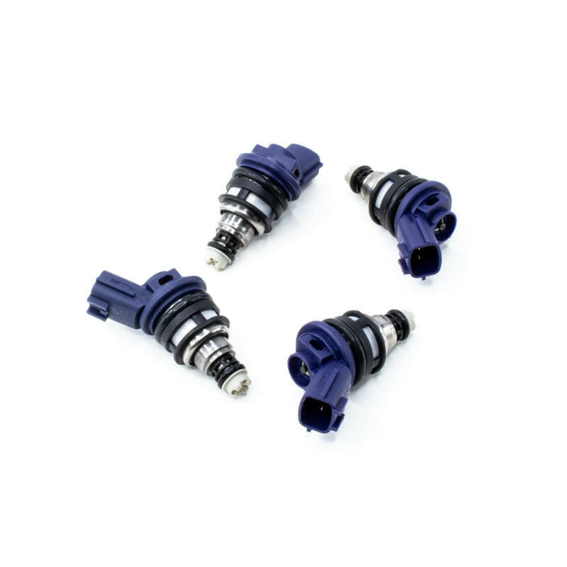 DeatschWerks Nissan G20 / SR20 / 240sx 740cc Side Feed Injectors Fuel Injector Sets - 4Cyl DeatschWerks