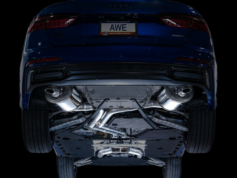 AWE Tuning Audi 2019-2023 C8 A6/A7 3.0T Touring Edition Cat-Back Exhaust- Turn Downs Catback AWE Tuning