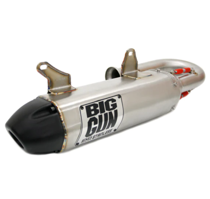 Big Gun 08-14 Yamaha RHINO 700 EFI EXO Stainless Slip On Exhaust Powersports Exhausts Big Gun