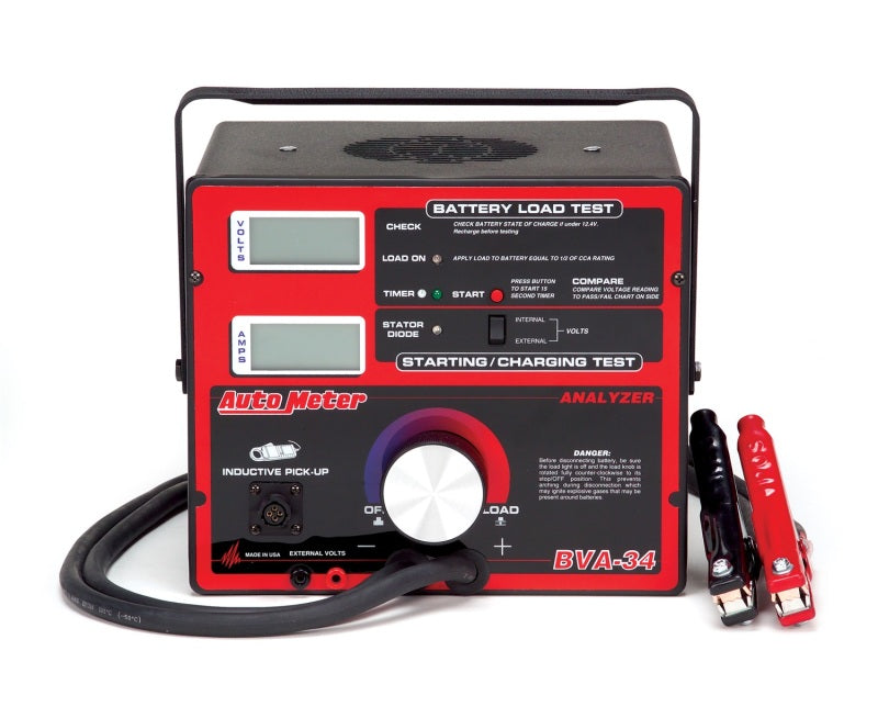 Autometer Charging System Analyzer / Battery Tester Battery Chargers AutoMeter
