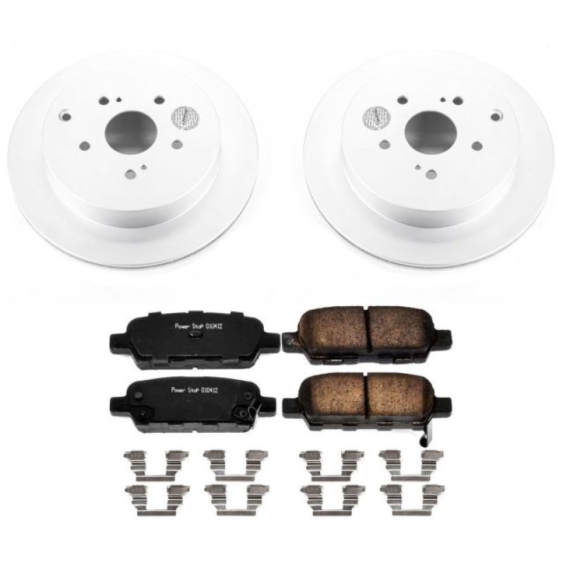 Power Stop 09-13 Suzuki Grand Vitara Rear Z17 Evolution Geomet Coated Brake Kit Brake Kits - Performance Blank PowerStop