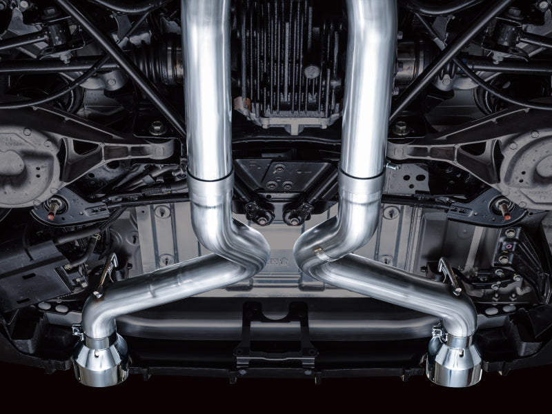 AWE Tuning 2023 Nissan Z RZ34 RWD Track Edition Cat-Back Exhaust System w/ Chrome Silver Tips Catback AWE Tuning