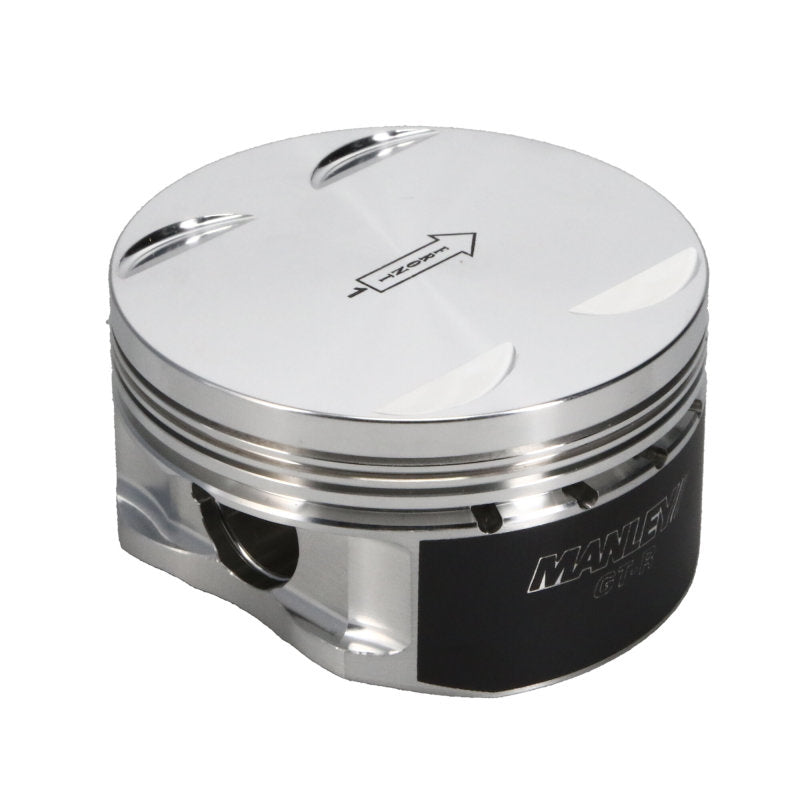 Manley Nissan GT-R 3.8L VR38DETT 94.4mm Stroker 95.5mm Bore Grade 3 -1.5cc Piston w/Ring (Single) Piston Sets - Forged - 6cyl Manley Performance