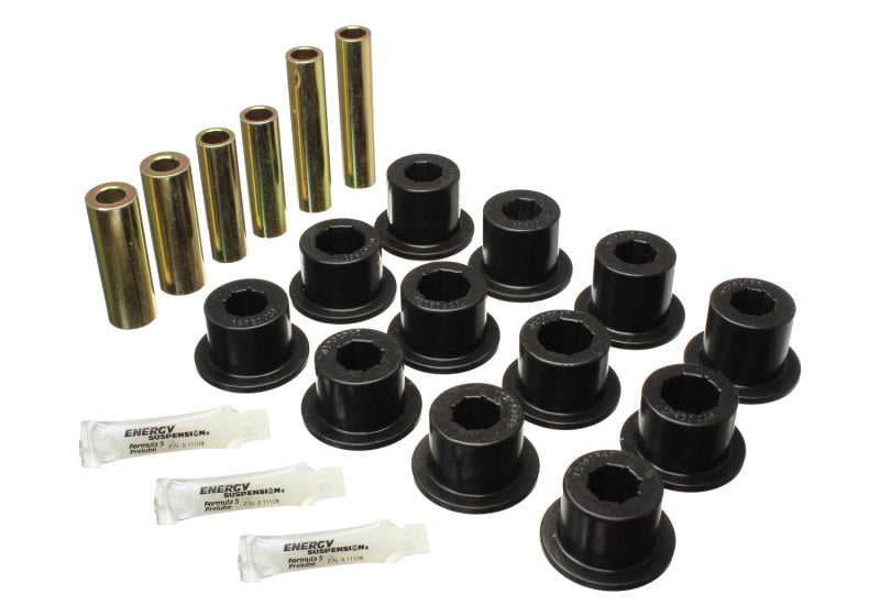Energy Suspension 07-21 Toyota Tundra Leaf Spring Bushing Set - Black Bushing Kits Energy Suspension