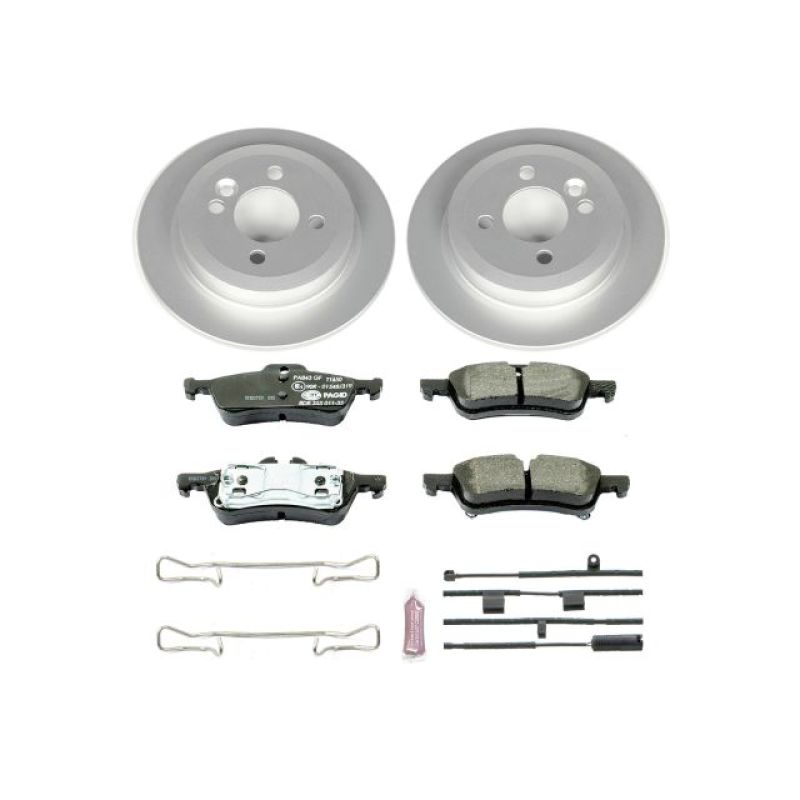 Power Stop 02-06 Mini Cooper Rear Euro-Stop Brake Kit Brake Kits - OE PowerStop