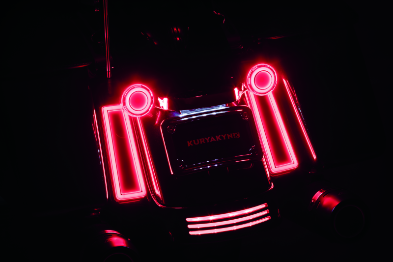 Kuryakyn Tracer Filler Panel Lights Red Lens Tail Lights Kuryakyn