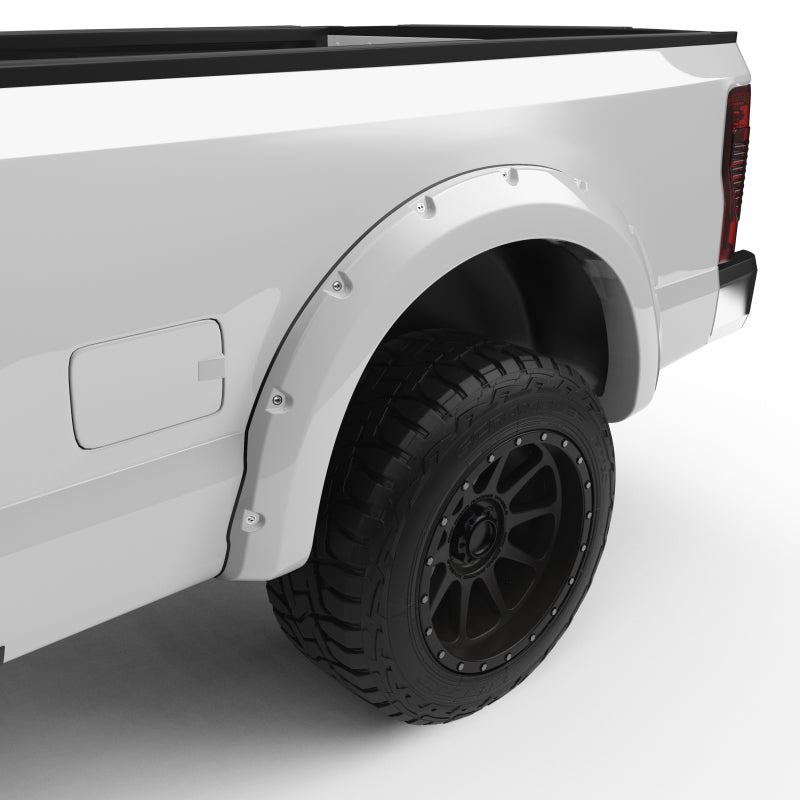 EGR 2017 Ford Super Duty Bolt-On Look Color Match Fender Flares - Set - Oxford White Fender Flares EGR