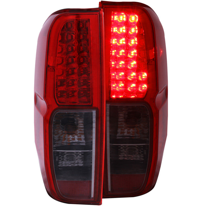 ANZO 2005-2008 Nissan Frontier LED Taillights Red/Smoke Tail Lights ANZO