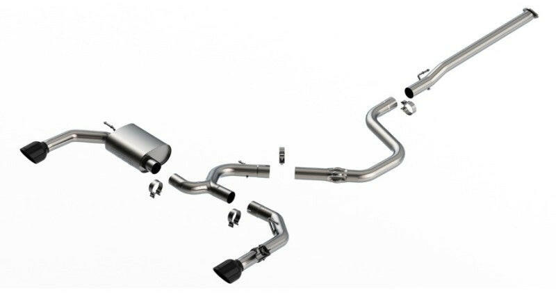 Borla 22-23 Hyundai Elantra N 2.0L 4 CYL. Turbo AT/MT ATAK Catback Exhaust Black Chrome Catback Borla