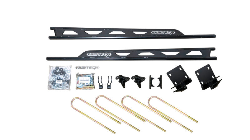 Fabtech 2023+ Ford F250/F350 4WD Super Duty Floating Rear Traction Bar System Traction Bars Fabtech